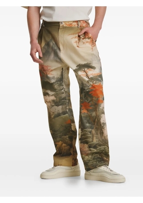 IRINA VOINEA Japanese trousers - Green