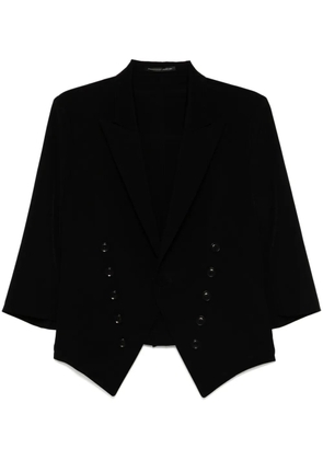 Y's single-breasted blazer - Black