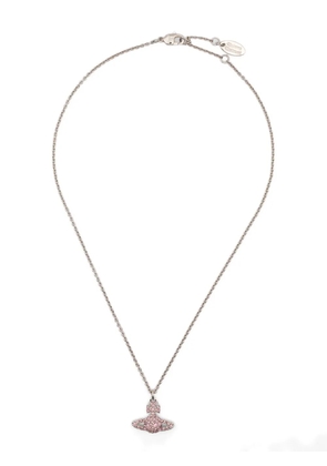 Vivienne Westwood orb crystal-embellishment necklace - Silver