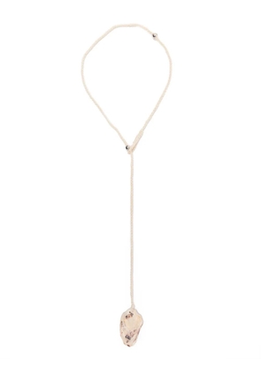 OUR LEGACY Crochet Catch necklace - Neutrals