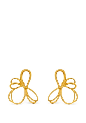 Oscar de la Renta openwork drop earrings - Gold
