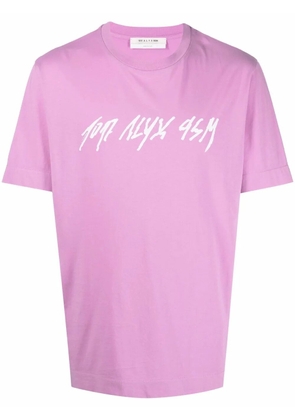 1017 ALYX 9SM logo-print T-shirt - Pink