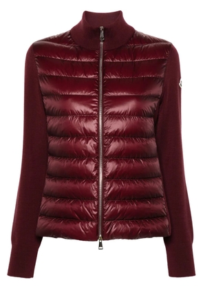 Moncler panelled jacket - Red