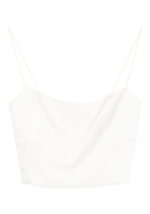alice + olivia spaghetti straps tank top - White
