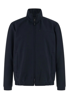 Boggi Milano zip technical fabric bomber jacket - Blue