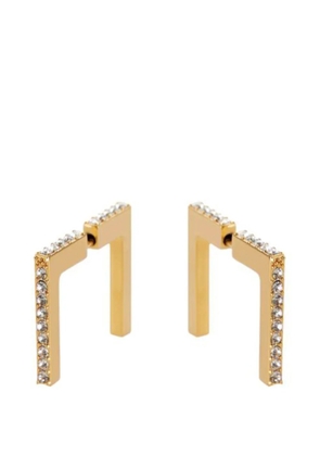 Elisabetta Franchi rhinestone-embellished earrings - Gold