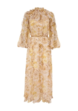 ZIMMERMANN silk maxi dress - Yellow
