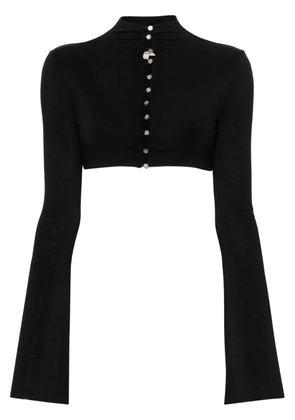 MANURÍ Leyla crop top - Black