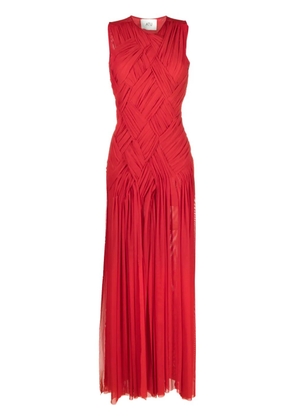 Atu Body Couture Emotional braided maxi dress - Red