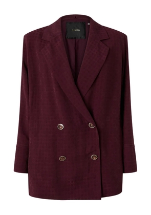 PINKO double-breasted patterned jacket - Red