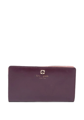 Kate Spade leather bifold wallet - Purple