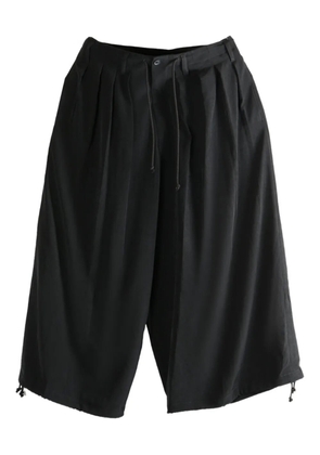 Yohji Yamamoto pleated trousers - Black