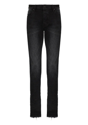 Purple Brand faded slim-leg jeans - Black