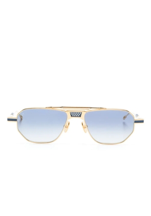 T Henri Eyewear square-frame tinted sunglasses - Gold