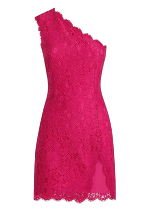 Dolce & Gabbana floral-lace mini dress - Pink
