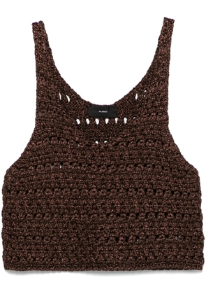 Alanui Ray Of Light top - Brown