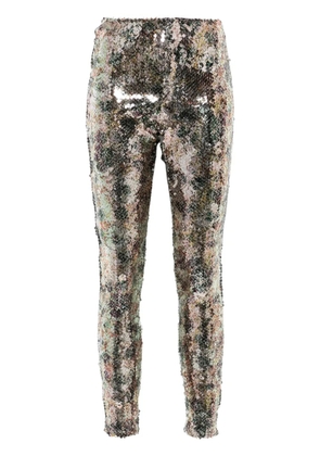 ISABEL MARANT Bella sequinned leggings - Silver