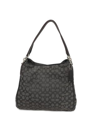 Coach Edie logo-detail shoulder bag - Grey