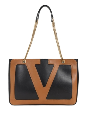 Valentino Garavani V-detail chain tote bag - Black