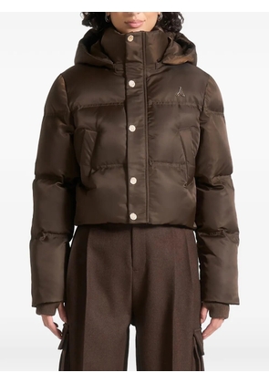 Manière De Voir Maéva detachable-hood puffer jacket - Brown