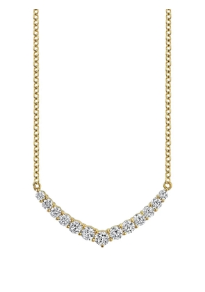 Anita Ko diamond curved necklace - Gold