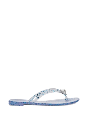 Casadei embellished flip-flops - White