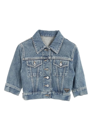Prada Pre-Owned 2010s button denim jacket - Blue
