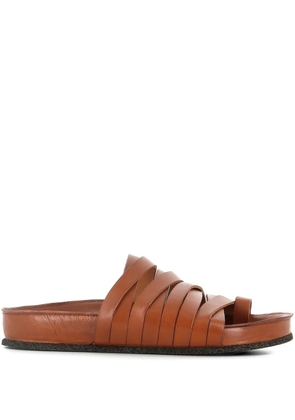 Pantanetti strappy leather sandals - Brown