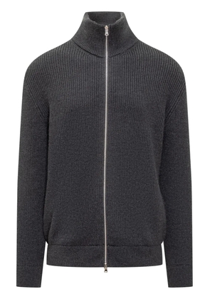 SEVEN GAUGE zipped jumper - Grey