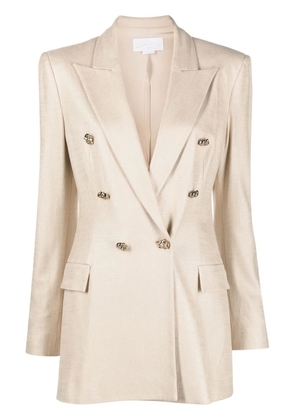 Genny Giacca double-breasted blazer - Neutrals