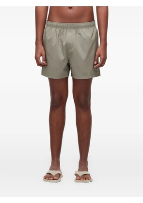 Osklen logo-detail swim shorts - Neutrals