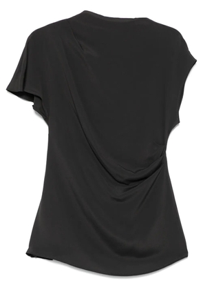 Semicouture crepe top - Grey