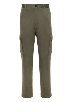 Moncler high-waist tapered cargo trousers - Green
