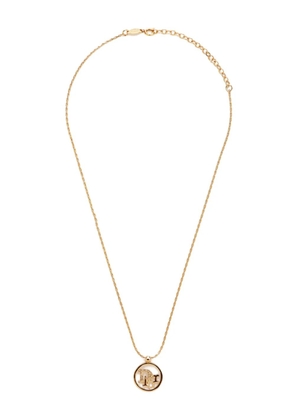 Christian Dior Pre-Owned logo-pendant necklace - Gold