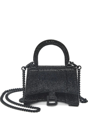 Balenciaga Pre-Owned Hourglass crystal-embellished tote bag - Black