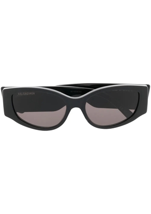 Balenciaga Eyewear logo-print sunglasses - Black