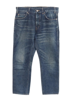 Celine Pre-Owned 2010 logo-patch jeans - INDIGO BLUE