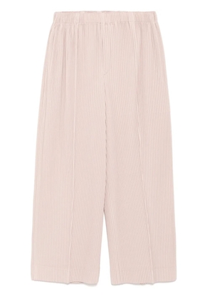 Homme Plissé Issey Miyake pleated cropped trousers - Pink