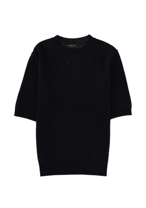 Fabiana Filippi elbow-sleeve top - Blue