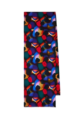 Paul Smith abstract-print scarf - Black