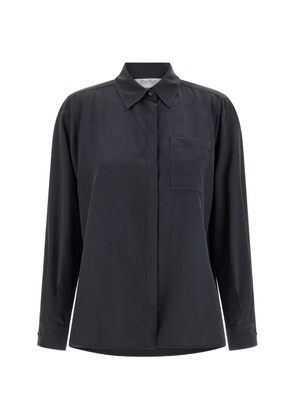 Max Mara breast-pocket long-sleeve shirt - Grey