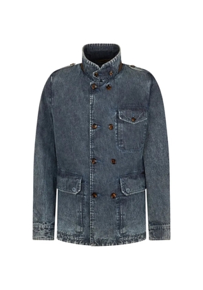 Moorer button denim jacket - Blue