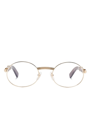 Cartier Eyewear oval-frame glasses - Gold