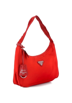 Prada Pre-Owned Re-Edition 2000 Tessuto Mini hobo bag - Red