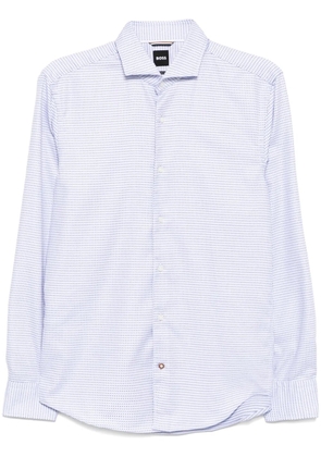 BOSS patterned shirt - Blue