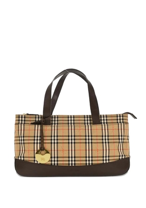 Burberry Pre-Owned 1990-2000s house check tote bag - Neutrals