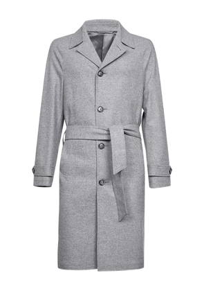 D4.0 buttoned coat - Grey
