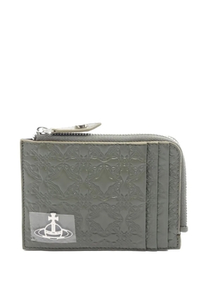 Vivienne Westwood Pre-Owned Orb leather cardcase - Grey