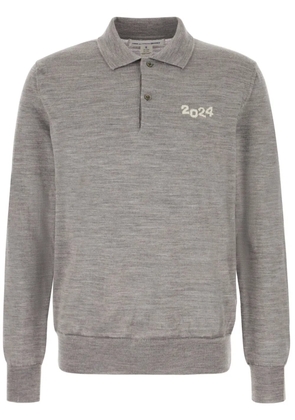 Comme Des Garçons Shirt wool polo shirt - Grey