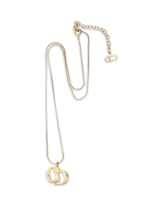Christian Dior Pre-Owned 2000s CD logo necklace - Gold